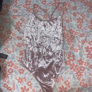 Velvet bodysuit